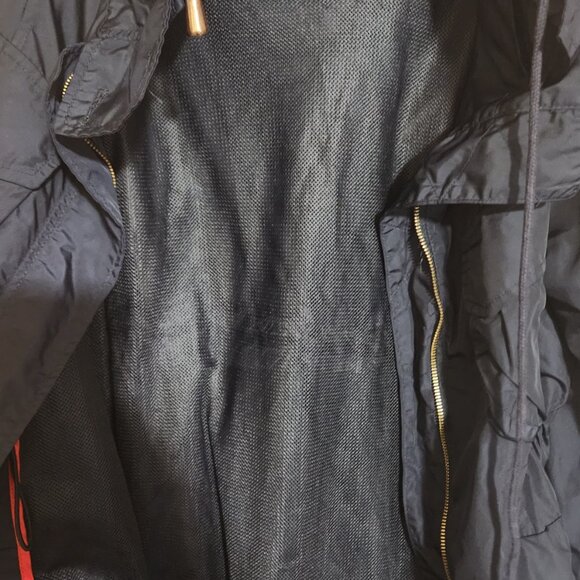 Steve Madden Navy Blue Ladies Jacket With Mesh Lining & Hood Size S/P - Picture 5 of 10